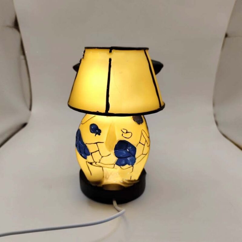 Beautiful Cow Table Lamp Bedside Table Lamp With USB Bedside Lamp For Living Room Bedroom Dormitory Bra Ornament - Image 9