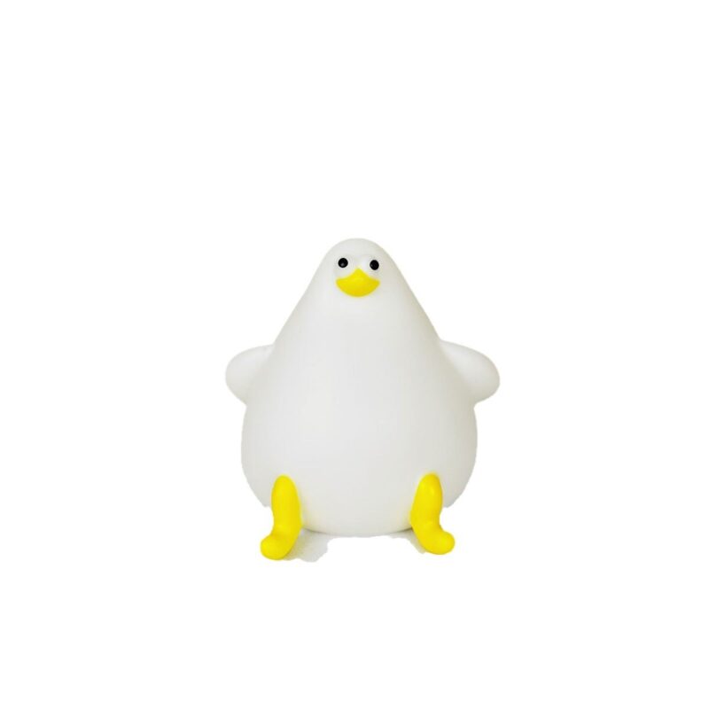 Warm Lovely Cute Cartoon Silicone Sea Gull Night Light With USB Charging Christmas Gifts Kids Grils Room Bedside Sleeping Lamp - Image 6