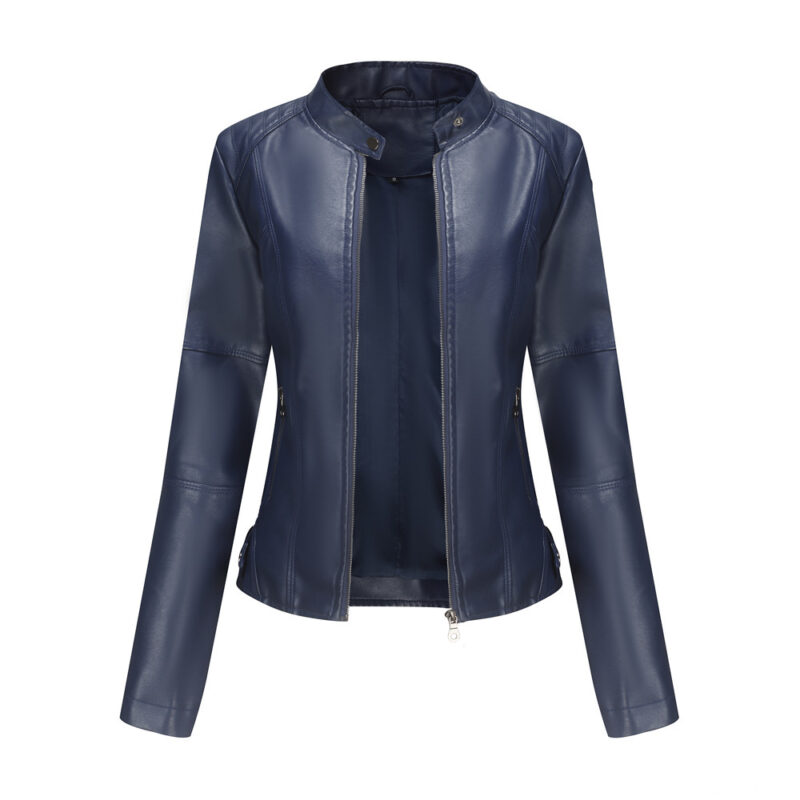 European And American Women's Leather Jackets - Image 3