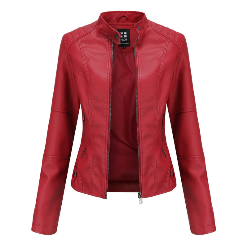 European And American Women's Leather Jackets - Image 2