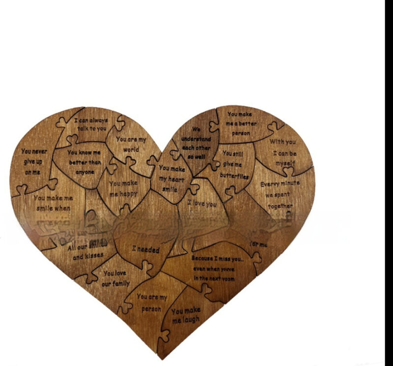 2024 New Valentine's Day Wooden Love Puzzle Resons Why I Love You - Image 3