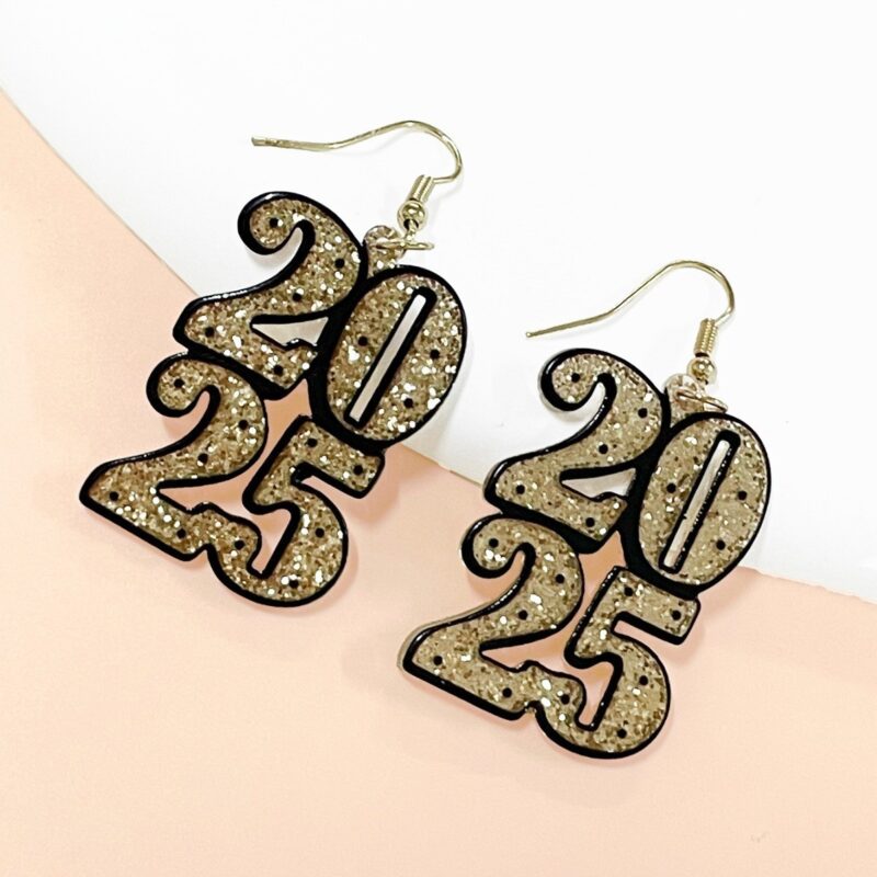 Acrylic Fashion Earrings Sequins Creative Design - Image 2