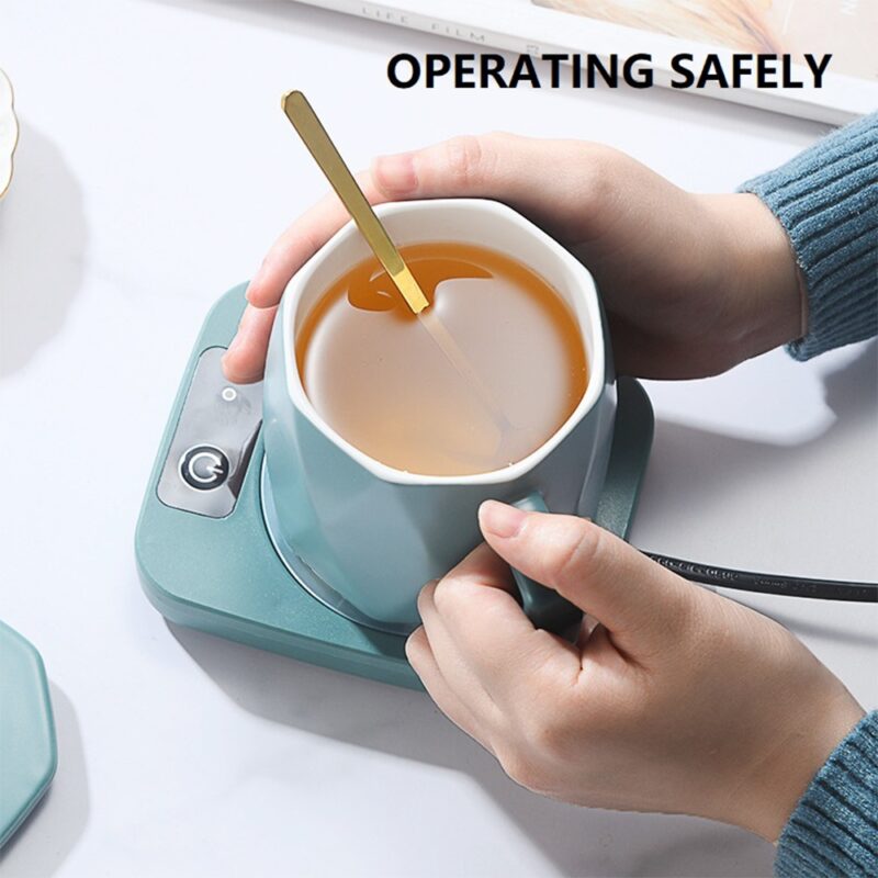 Electric Tea Water Heating Pad Constant Temperature Coffee Mug Heating Coaster Lightweight Water Pad Heater Safe For Home Office - Image 10