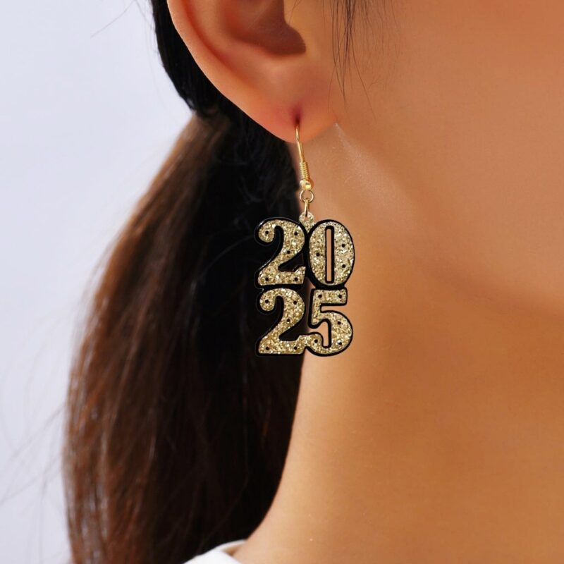 Acrylic Fashion Earrings Sequins Creative Design