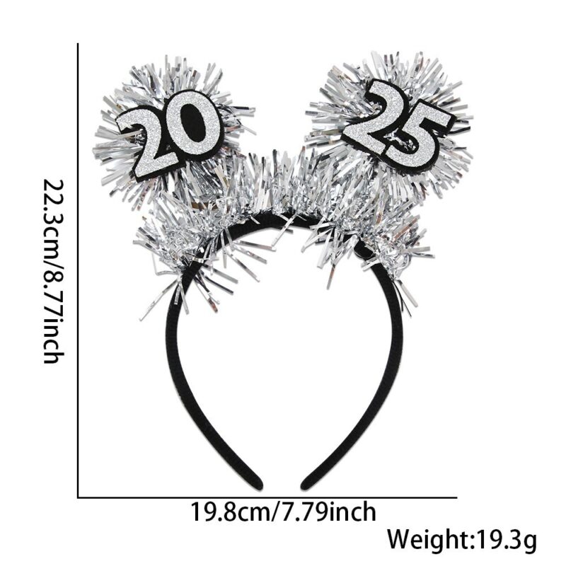 Happy New Year Headband 2025 Party Headband - Image 10