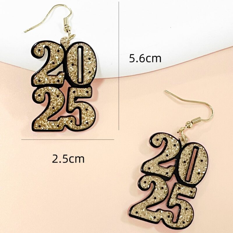 Acrylic Fashion Earrings Sequins Creative Design - Image 6