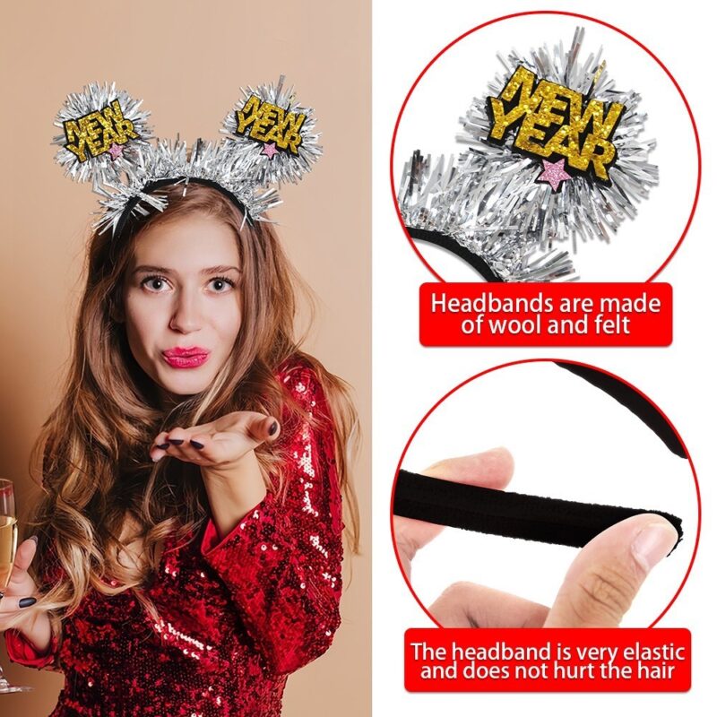 Happy New Year Headband 2025 Party Headband - Image 8