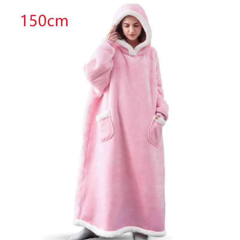 Winter TV Hoodie Blanket Winter Warm Home Clothes Women Men Oversized Pullover With Pockets - Image 10