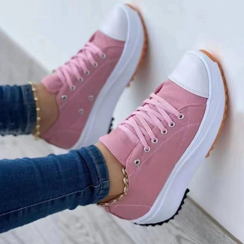 Women's Canvas High Top Casual Shoes - Image 5