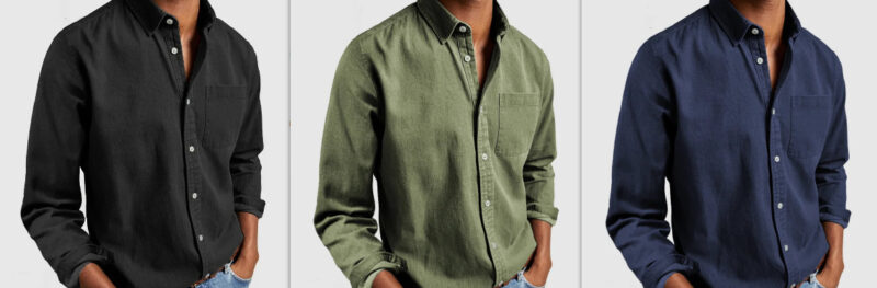 2025 Men's Shirt New Long Sleeve Lapel - Image 10