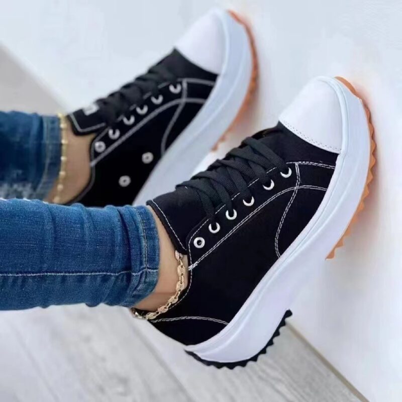 Women's Canvas High Top Casual Shoes - Image 6