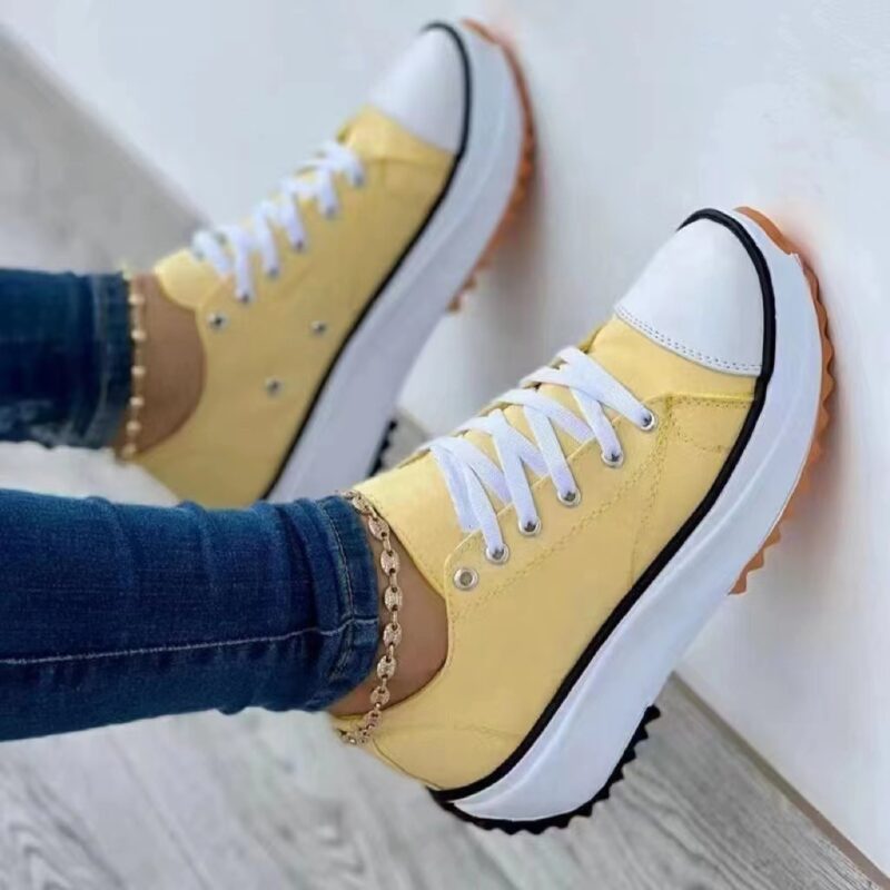 Women's Canvas High Top Casual Shoes - Image 2