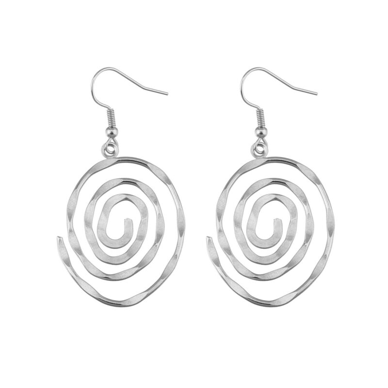 Creative hollow circular vortex earrings for women - Image 3