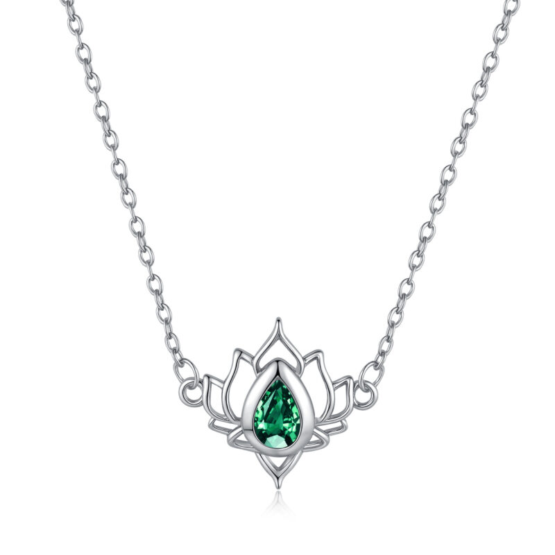 Lvzuan Lotus Necklace For Women Fashion Hollowed-out Vintage - Image 5