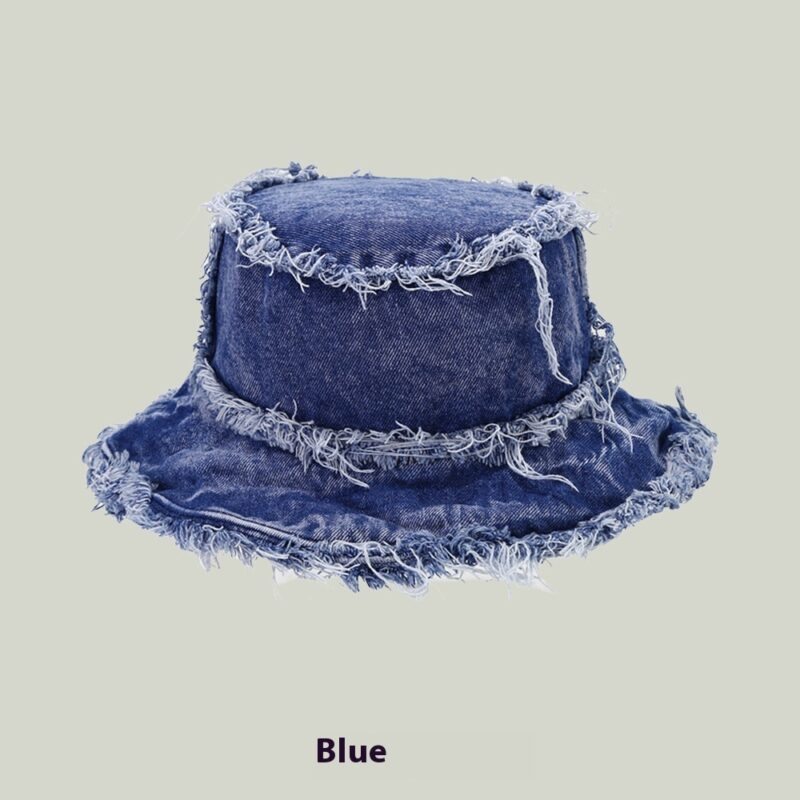 Washed Old Burr Double-sided Wear Bucket Hat - Image 5