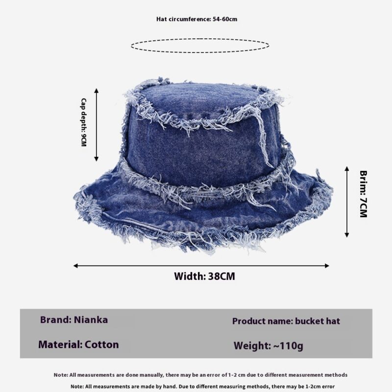 Washed Old Burr Double-sided Wear Bucket Hat - Image 9