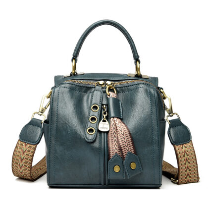 Multi-compartment Practical Messenger Bag Women's Shoulder Bag - Blue