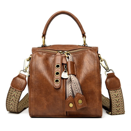 Multi-compartment Practical Messenger Bag Women's Shoulder Bag - Yellow