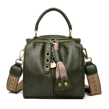 Multi-compartment Practical Messenger Bag Women's Shoulder Bag - Green
