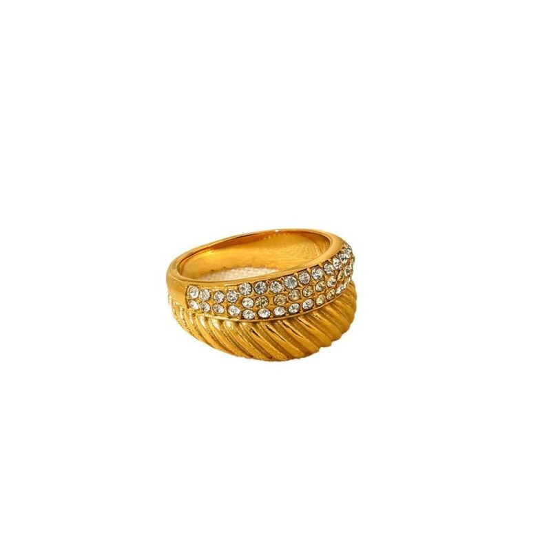 Light Star Diamond Double Layer Loop Ring - Image 3