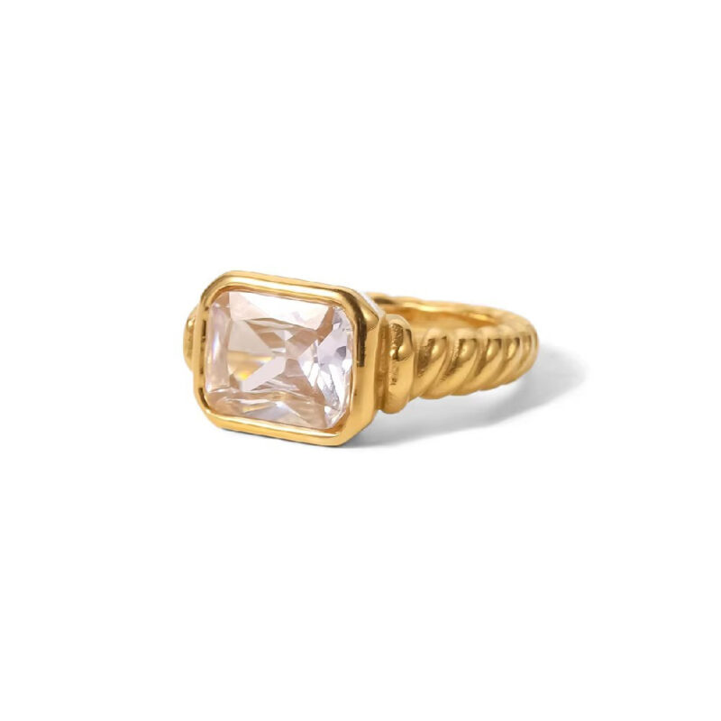 Light Star Diamond Double Layer Loop Ring - Image 2